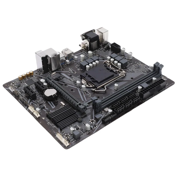 Alt view image 5 of 5 - VBESTLIFE B460M Motherboard, LGA 1200 Socket for 10th Gen Core i9 i7 i5 i3 Pentium Celeron CPU, DDR4 2933MHz Dual Channel, PCIe 3.0 x16, M.2 NVMe SSD