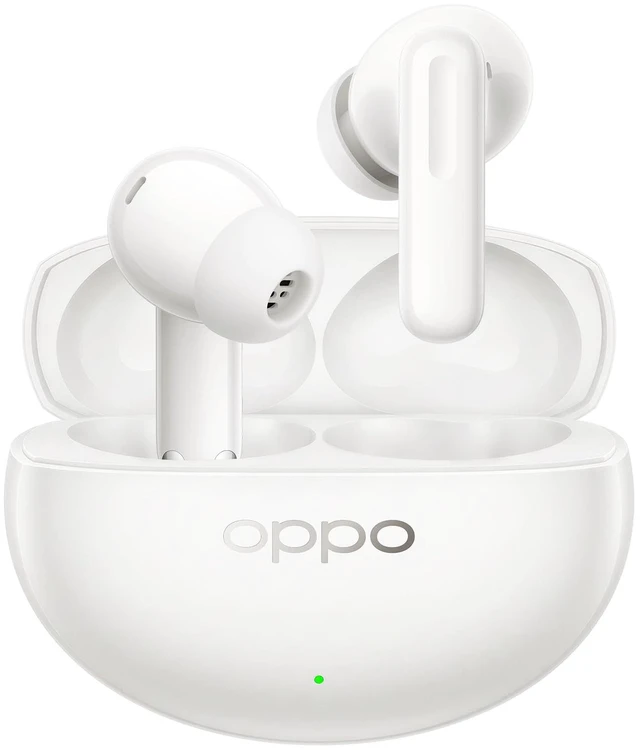 Main image of OPPO Enco Air5 Pro True Wireless Earbuds, Bluetooth 6.0 in-Ear Headphones Stereo, 55dB Active Noise Cancellation, Triple-Mic AI Clear Call, Hi-Res Audio, 54H Playtime, Deep Bass, IP55, Pearl Wh
