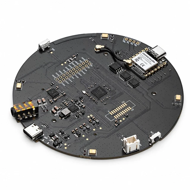 Main image of seeed studio reSpeaker XVF3800 4-Mic Array with XIAO ESP32S3, Bare Board