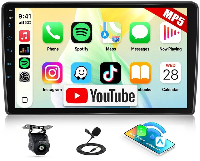 Main image of Car Radio for Ford Explorer 2006-2010, Wireless Apple CarPlay Android Auto