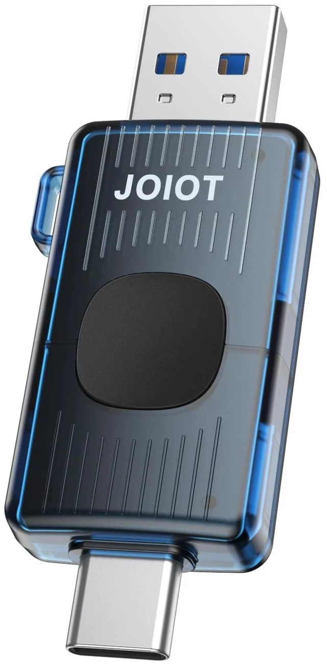 Main image of JOIOT 512GB USB C Flash Drive USB 3.2 Gen 1 up to 130MB/s Retractable, Blue