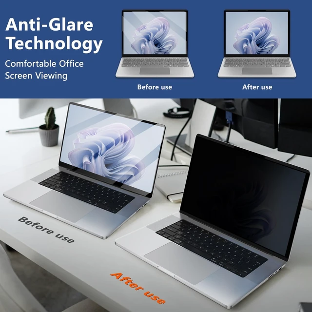 Alt view image 4 of 5 - KiimLaa Magnetic Privacy Screen for 13.5 Inch Surface Laptop 6/5/4/3/2/1