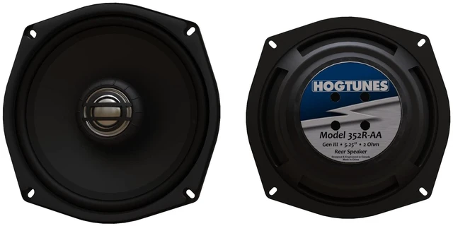 Main image of Hogtunes 352R-AA 5.25" Rear Speakers (2 Pack), Fits 1998-2013 Harley-Davidson Motorcycles