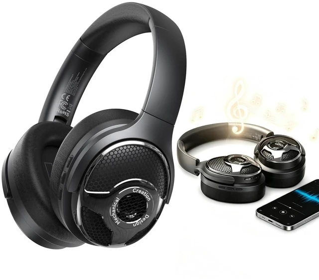 Main image of JKNKCO HP09 2 in 1 Over Ear Headphones & Portable Speaker Bluetooth 6.0