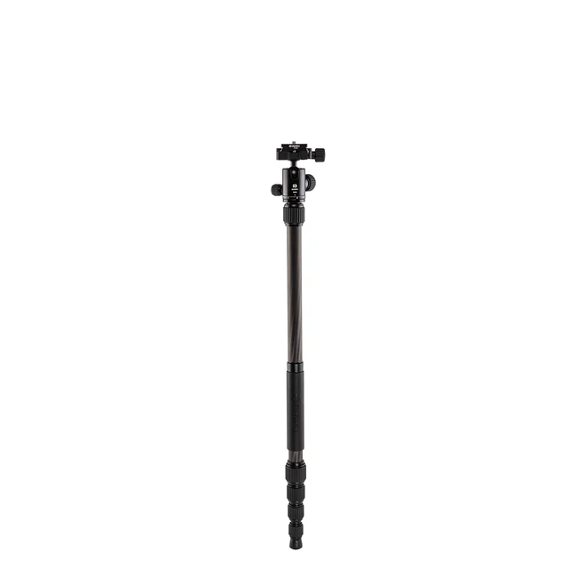 Alt view image 3 of 5 - Benro Tripster Travel Carbon Fiber Tripod/Monopod, 0 Series, Triple Action Ball Head, Twist Lock Legs, 54.7 Maximum Height, 13 lb. Capacity- Carbon (FTR09CB00GBLK)