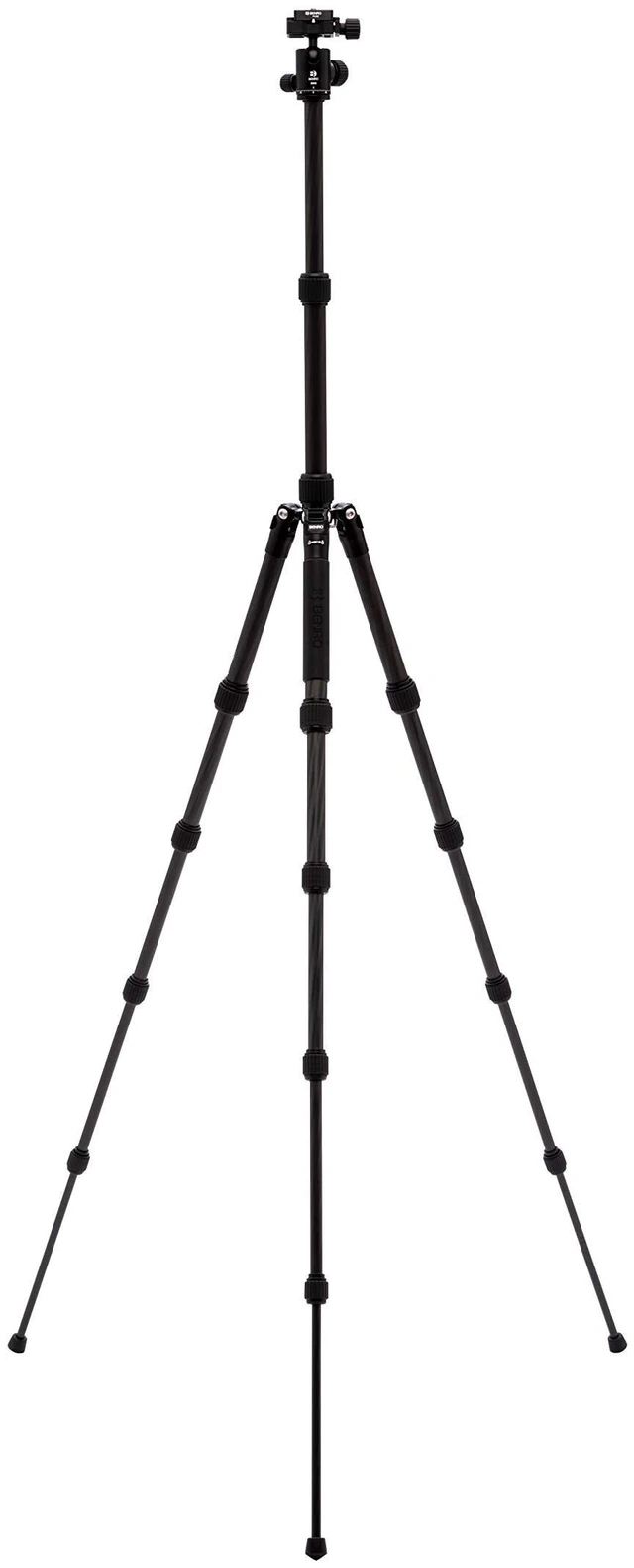 Alt view image 5 of 5 - Benro Tripster Travel Carbon Fiber Tripod/Monopod, 0 Series, Triple Action Ball Head, Twist Lock Legs, 54.7 Maximum Height, 13 lb. Capacity- Carbon (FTR09CB00GBLK)