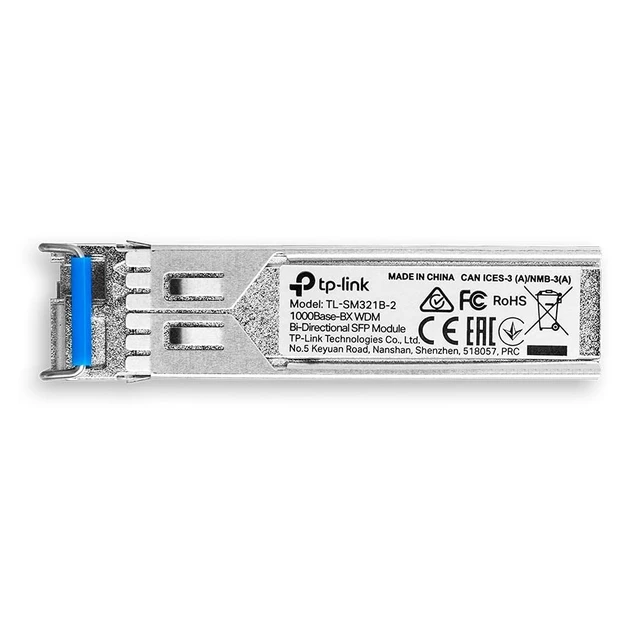 Alt view image 2 of 5 - TP-Link TL-SM321B Network transceiver Module Fiber Optic 1250, W128171938 (Module Fiber Optic 1250 Mbit/s SFP)