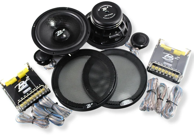 Main image of B2 Audio Rage Series 6.5" 2-Way 4 Ohm 100W Component Set w/Crossovers RAGE61-V2