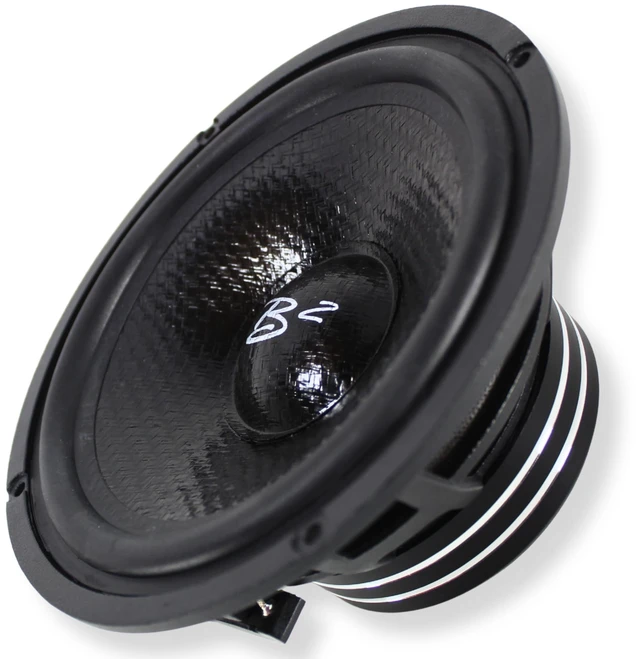 Alt view image 4 of 5 - B2 Audio Rage Series 6.5" 2-Way 4 Ohm 100W Component Set w/Crossovers RAGE61-V2