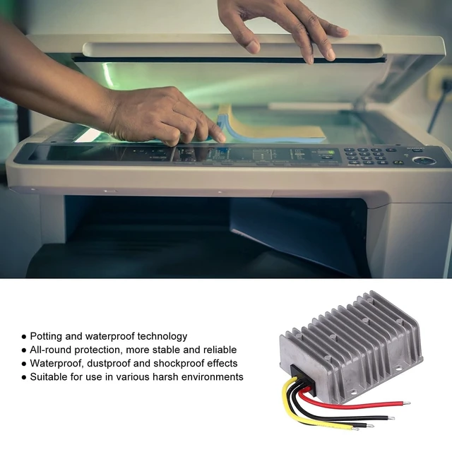 Alt view image 4 of 5 - DC-DC Converter Step-Down Power Supply 72V to 24V 20A 480W High Efficiency Voltage Regulator for Solar RV Marine Applications