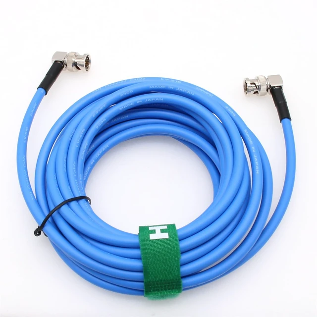 Alt view image 3 of 4 - HangTon 12G 4K Raw SDI Coaxial Video Cable BNC to BNC Canare LV-61S 75 ohm for Camera Monitor Flexible Shielded 3m