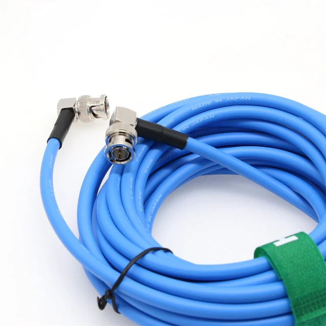 Alt view image 2 of 4 - HangTon 12G 4K Raw SDI Coaxial Video Cable BNC to BNC Canare LV-61S 75 ohm for Camera Monitor Flexible Shielded 3m