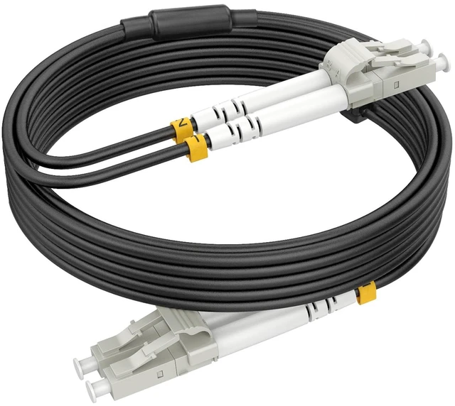 Main image of RamboCables-OM3 LC to LC Fiber Patch Cable Armored Multimode, 50ft/15m