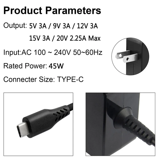 Alt view image 2 of 4 - 45W Charger for Square Register POS System SPD1-01 SPG1-02 SPH1-02 Reader