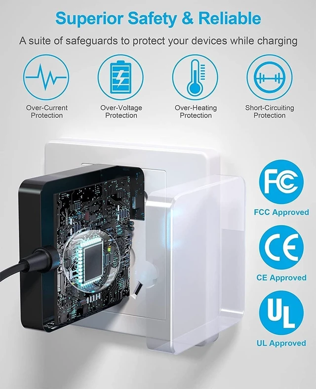 Alt view image 4 of 4 - 45W Charger for Square Register POS System SPD1-01 SPG1-02 SPH1-02 Reader