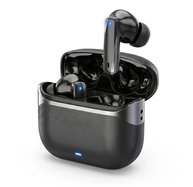 Main image of syomiyurx Wireless Earbuds Bluetooth 5.5, Flagship Edition with ENC Call Noise Reduction, HiFi Surround Sound, 13mm Speaker, Ultra Long Battery Life, Sweat Proof (Dark Black)