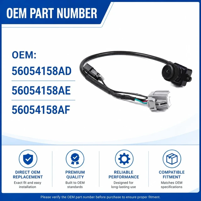 Alt view image 5 of 5 - No. 56054158AD Rear View Backup Reverse Parking Camera/Rear View Camera