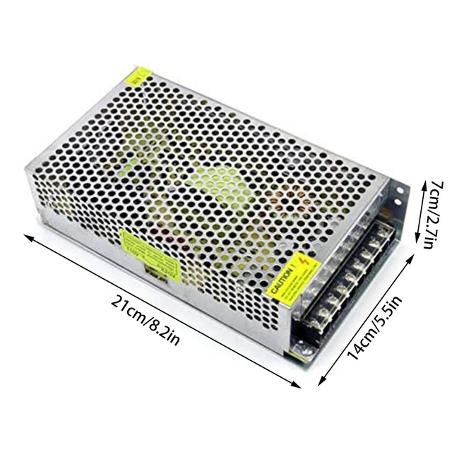 Alt view image 5 of 5 - Mavaol 12V 20A Power Supply, AC to DC Converter, Overvoltage Protection, Short Circuit Protection, Energy Saving, for LED Strips, CCTV Cameras, Home or Professional Use