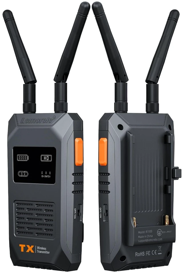 Main image of Lemorele R1100 Wireless HDMI Transmitter Receiver Kit 656FT 5G WiFi 1TX 1RX