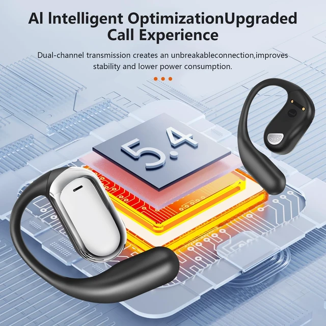 Alt view image 5 of 5 - Translation Earbuds Real Time - AI 144 Language Translator Earbuds, Audifonos Traductores Ingles Espanol, 3-in-1 Translating Device, Translate Ear Buds for Travel Learning with Charging Case Black