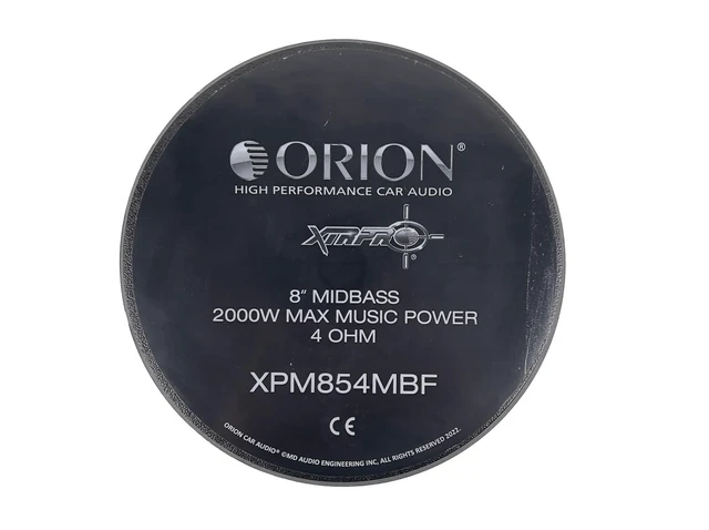 Alt view image 5 of 5 - ORION XTRPRO XPM854MBF 8" Mid-Bass Speakers, 2000W Pair