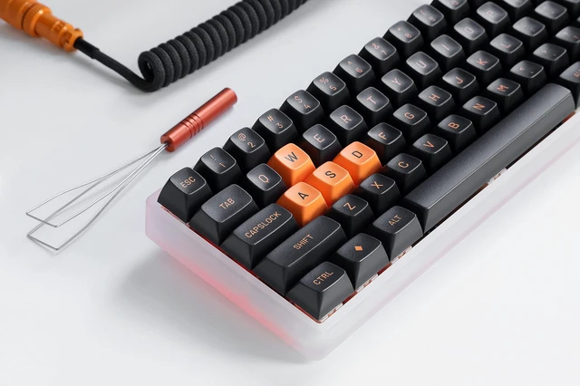 Alt view image 3 of 5 - DROP MT3 Skiidata Keycap Set, ABS Hi-Profile, Doubleshot Legends, Cherry MX Style Novelty Set for use with Mechanical Keyboards (Accent Kit)