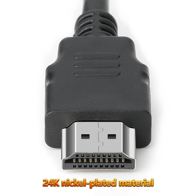 Alt view image 5 of 5 - Spofit HDMI Cable 10 Pack 5ft, 18Gbps High Speed HDMI Braided Cord,1080p@60Hz,Dolby TrueHD,DTS-HD Compatible with Laptop, Monitor, PS3, Xbox One,TV, More