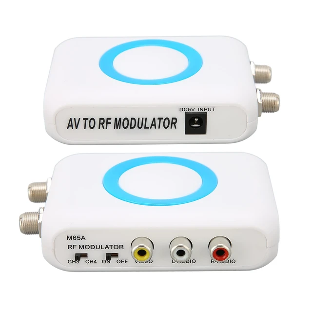 Alt view image 4 of 5 - M65ANTSC RF Modulator, NTSC TV Link Modulator AV to RF Converter, VHF Demodulator Converter with Output Channel Selectable, for CATV System