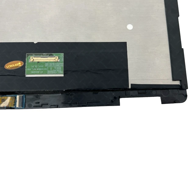 Alt view image 4 of 5 - Replacement for HP Chromebook x360 14c-cd0xxx 14c-cd0013dx 14c-cd0053dx 14c-cd0097nr 14.0 inches 1920x1200 WUXGA LCD Display Touch Screen Digitizer Assembly Bezel with Touch Control Board