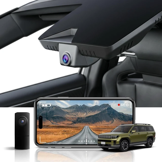 Main image of KBSYNT Front 4K & Rear 1080P Dash Cam for Hyundai Santa Fe 2024-2026