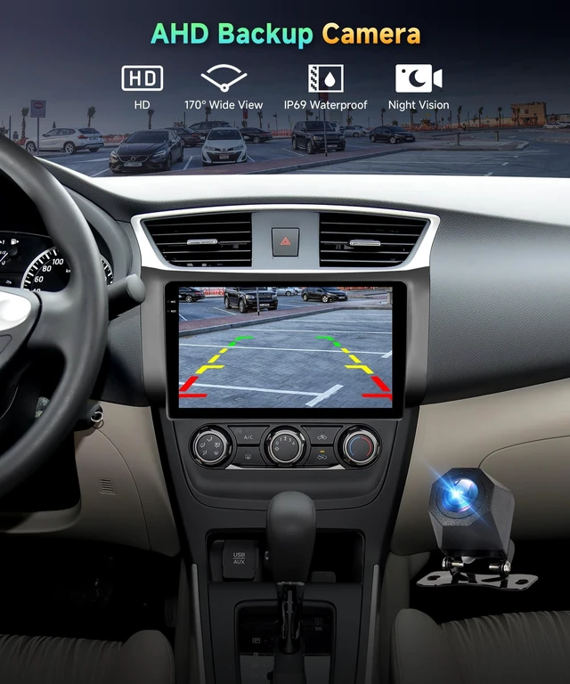 Alt view image 5 of 5 - Podofo 4G+64G Car Radio for Nissan Sentra 2013-2017 Stereo Wireless CarPlay