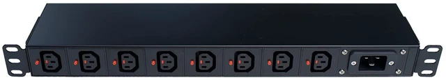 Main image of WatchfulEyE WTH-CS/PDU-C13-E Locking (US121055E) Heavy Duty Metal 1U Rack Mount PDU, Inlet C20 20A 120/240V Open end (Without Extension Cord), Outlet C13 Locking x8 Ports