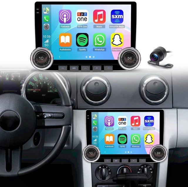 Main image of 10.1 Inch Car Stereo Radio for Ford Mustang 2005-2009 Touch Carplay Screen