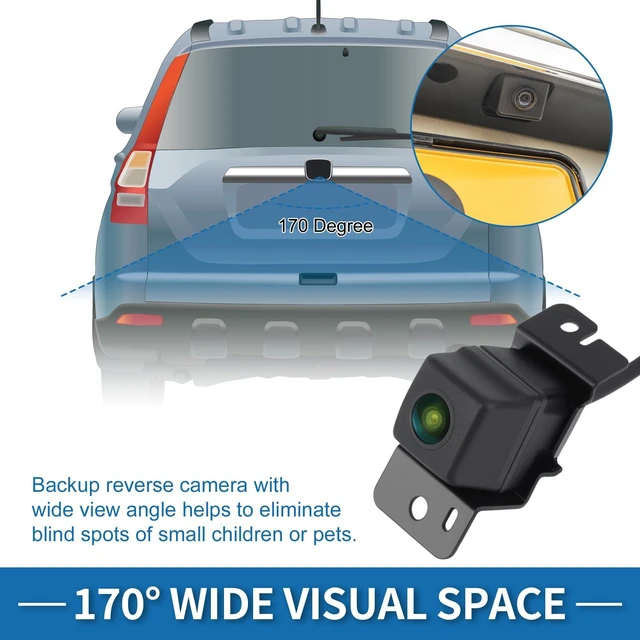 Alt view image 3 of 5 - A ABSOPRO Rear View Camera for Kia Sedona 2015 2016 2017 2018 3.3L V6 Park Assist Backup Reverse Camera Replace 95760-A9100/95760A9100/KI1960132