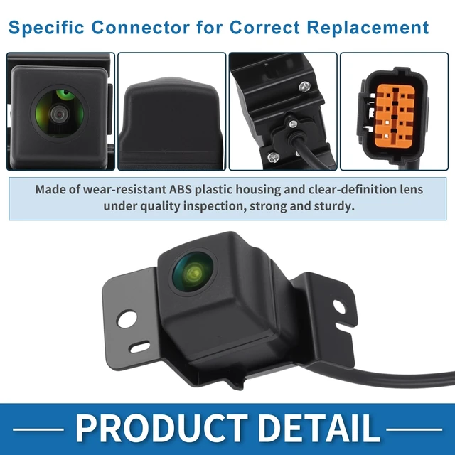 Alt view image 4 of 5 - A ABSOPRO Rear View Camera for Kia Sedona 2015 2016 2017 2018 3.3L V6 Park Assist Backup Reverse Camera Replace 95760-A9100/95760A9100/KI1960132