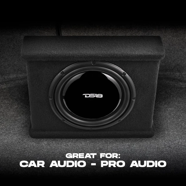 Alt view image 4 of 5 - DS18 SB12 Single 12" Loaded Shallow Subwoofer Enclosure 700 Watts Max Power 350 Watts RMS @ 2-ohm Sealed Box - Fits into Any Vehicle - Great for Tight Space