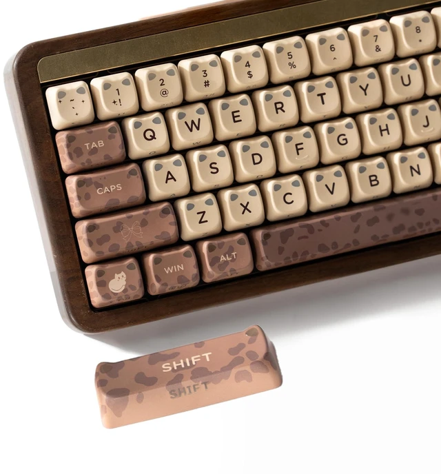 Main image of Cocoa Keycaps,Mao Profile Autumn Keycaps for Mechanical Keyboard