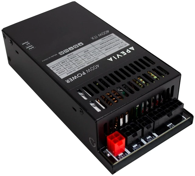 Main image of Apevia ITX-PFC400W Fully Modular ITX 400W Power Supply, Active PFC 90-264V