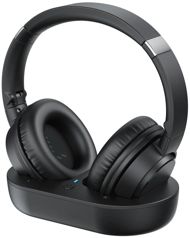 Main image of SKYCOMET Wireless Headphones for TV, TV Headphones Wireless for Seniors with Easy Setup, Compatible with Most TVs, Charging Base, 65H Playtime, Low Latency Audio, TV Headset, Ideal for D