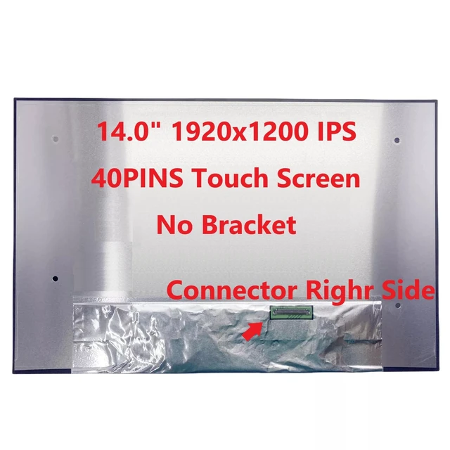 Alt view image 3 of 5 - Fullcom New Touch LCD Replacement Screen 14.0 Inch (No Brackets) WUXGA 1920x1200 40 Pin Matte for Lenovo ThinkPad T14s Gen 4 Type 21F6 21F7 21F8 21F9 for Laptop/Display/Screen/LCD Application