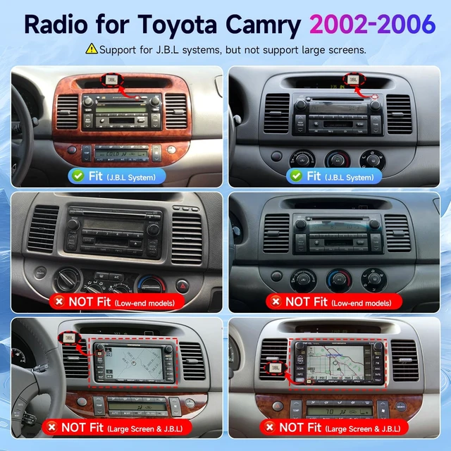 Alt view image 3 of 5 - Leadfan Linux Car Stereo for Toyota Camry (J.B.L) 2002 2003 2004 2005 2006