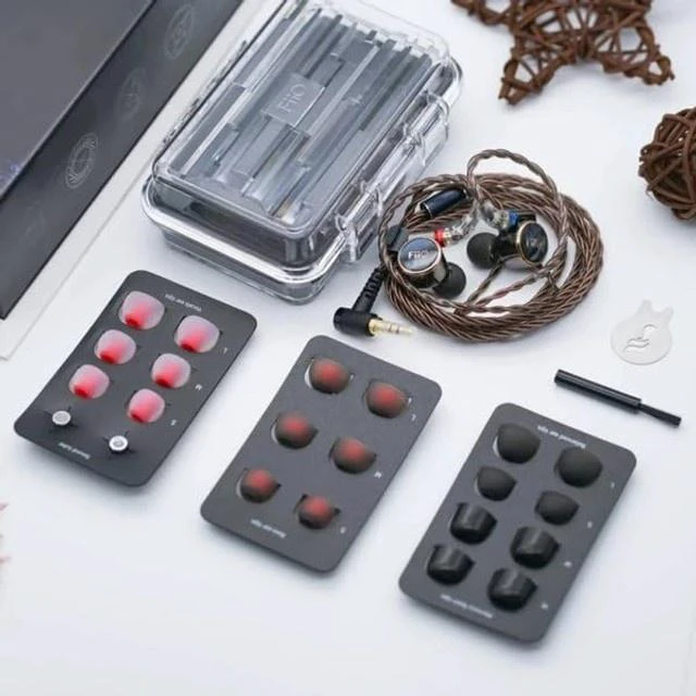 Alt view image 2 of 5 - FIIO FD3 PRO Earphones in-Ear Earbuds High Resolution 1DD Deep Bass Detachable MMCX Connector with 2.5/3.5/4.4mm Plugs DLC Black