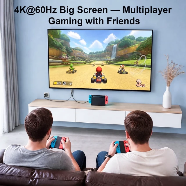 Alt view image 3 of 5 - THANDBLE 4K@60Hz USB-C to HDMI Cable 100W PD Fast Charging 6FT,Plug & Play