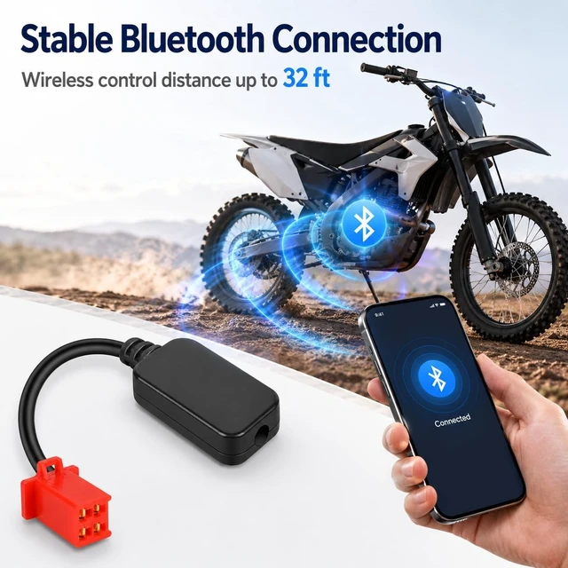 Alt view image 3 of 5 - Fardriver Programmable Bluetooth Dongle Adapter Dongle for Fardriver Controller,Compatible with Tuttio Soleil 01/ Yozma in 10/Heybike Villain Electric Dirt Bike