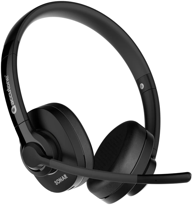 Main image of Accutone Sonar 60 Dual Bluetooth & USB Wired Headse - Bluetooth Headset with NC Mic, Long-Enduring Battery for PC/Mac & Cell Phones. Works with MS Teams/Skype/Zoom