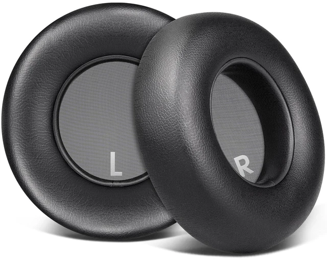 Main image of SOULWIT Replacement Ear Pads for JBL Club700BT/Club 700BT Headphones, Earpads Cushions with Softer Protein Leather, Noise Isolation Foam - Black