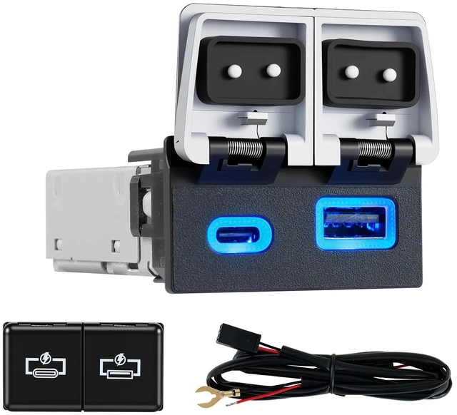 Main image of 90W Car Charger Socket for Toyota Hilux Accessories Tacoma 4Runner Tundra