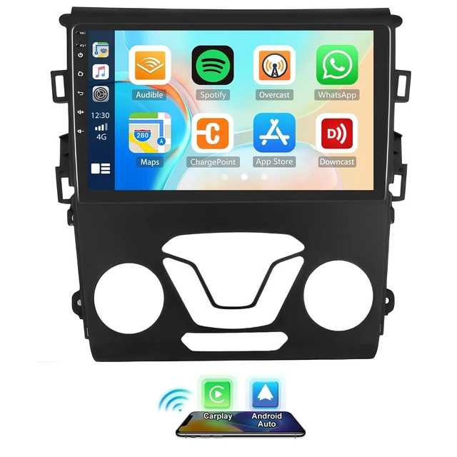 Alt view image 2 of 4 - Android 14 9 inch Car Radio Stereo for Ford Fusion 2013-2019