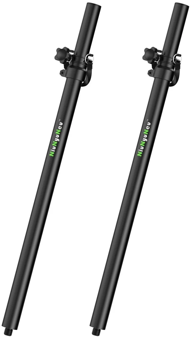 Main image of NiuNyuNeu Set of 2 Subwoofer Speaker Poles 30"-48" Fit Subs with M20 Mount