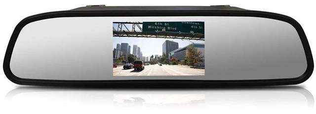 Main image of 4.3 inch Color TFT LCD Display Screen Auto Rear View Mirror Display for Car Backup Camera/Front Camera/Media Player